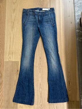 rag & bone Mid-Rise Blue Women's Jeans